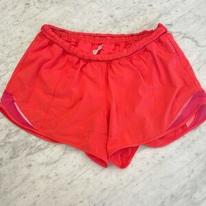Lululemon neon shorts with liner!
